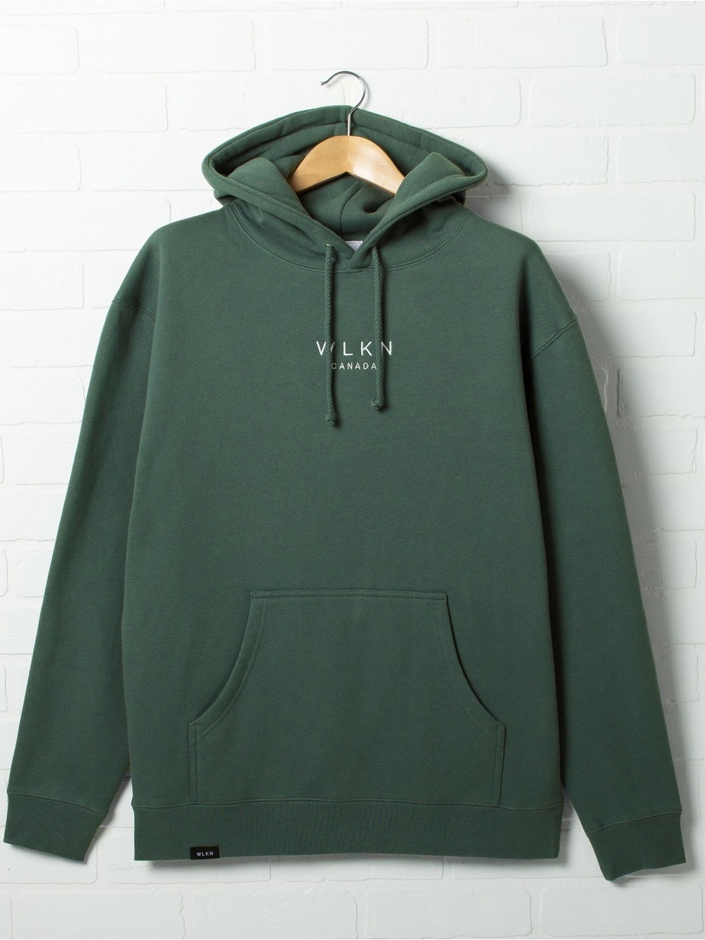 Men's Forest Green Hooded Sweatshirt